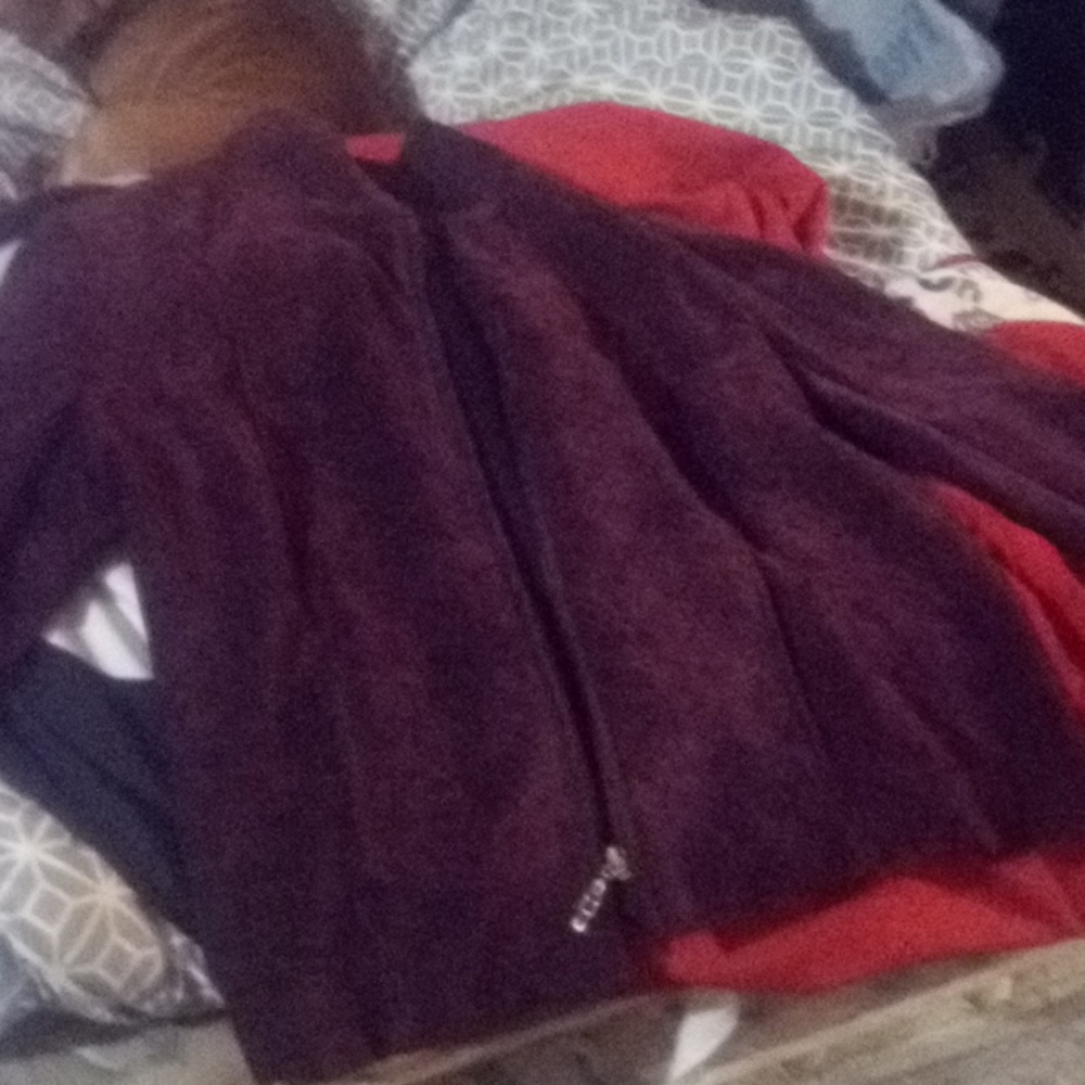 Burgundy color dressy jacket very nice material